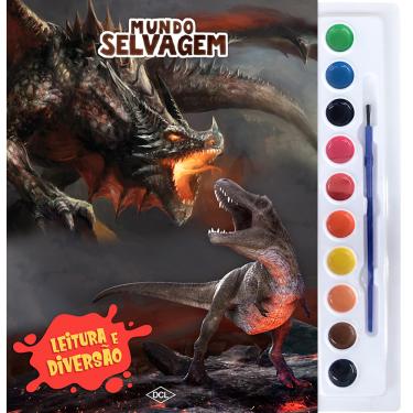 Imagem de Livro Aquarela - Dinossauros e Dragões - Editora DCL