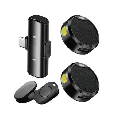 Imagem de Microfone De Lapela Wireless Usb-C Para Smartphones Premium