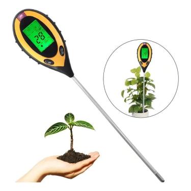 Imagem de Medidor Ph Digital Terra Solo Plantas Umidade Temperatura Lu