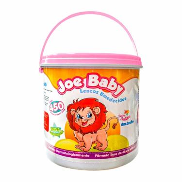 Imagem de Lenco Balde Joe Baby Rosa C/450