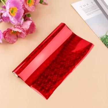 Imagem de Folha reativa de toner de 7,6 cm x 16,1 m para fazer cartões, scrapbooking e projetos de mídia mista, artesanato, rolo de papel de transferência de calor por impressora e laminador a laser, sistema de