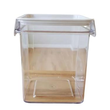 Imagem de Pote Mantimentos Grande Plástico Cozinha Organizada Alimentos Grãos Café Açúcar (ACRILICO_BR)