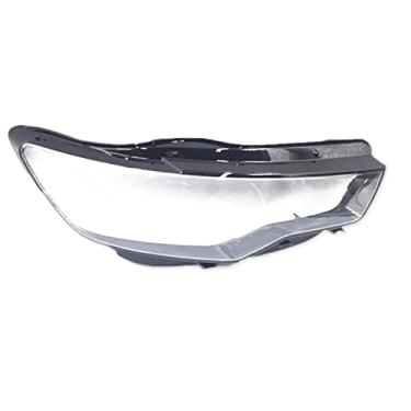 Imagem de Capas para lentes de faróis de carro for Audi A6 C7 2012-2015 Car Front Headlight Lens Cover Auto Case Headlamp Glass Lampshade