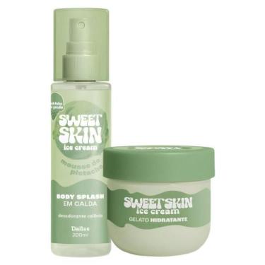 Imagem de Kit Dailus Sweet Skin Ice Cream Mousse De Pistache: Body Splash e Hidr