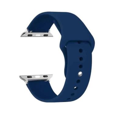 Imagem de Pulseira De Silicone Para Apple Watch 44mm 45mm 40mm 41mm 42-38mm, Bra