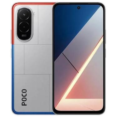 Imagem de Celular Poco M7 4G Global 8/256GB, Tela AMOLED 120Hz, Câmera 64MP -Sil