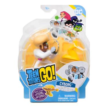 Imagem de Boneco Ciborgue Jovens Titã + 1 Peça Robô Hamburguer Sunny