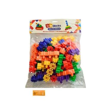 Imagem de DM Blocks Multiformas Modelo 4 DM Toys Pecas de Montar e Encaixar