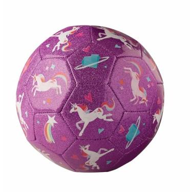 Imagem de Crocodile Creek Bola de futebol infantil, tamanho 2 para crianças a partir de 4 anos, navio inflado, para brincadeiras ativas em ambientes internos/externos e esportes para iniciantes, 14 cm, galáxia