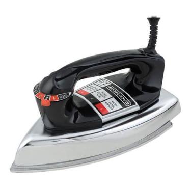 Imagem de Ferro á Seco Alumínio Cromado 220V 1000 WATTS Black Decker - BLACK&DEC