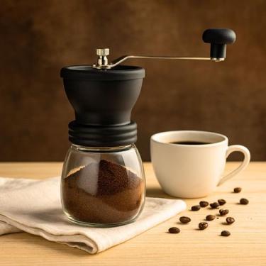 Imagem de Moinho Manual Café Cagliari Portátil Cerâmica Aço Manivela - Hauskraft