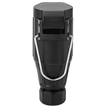 Imagem de CONECTOR DE FIAÇÃO DE TOMADA DE REBOQUE DE PLÁSTICO DE 13 PINOS PARA BARRA DE REBOQUE DE CARAVANA 12V IDEAL PARA NOVAS BARRAS DE REBOQUE OU SUBSTITUIÇÃO DE SOQUETES DANIFICADOS