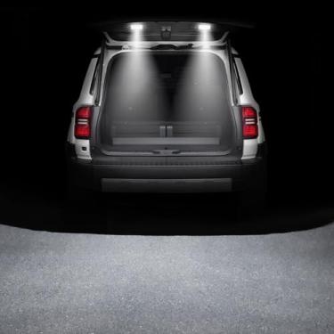 Imagem de Lâmpada decorativa de porta traseira para Lexus GX550 550h 2024-2025 550h acessórios de modificação interna luz amarela/luz branca/comutação de luz vermelha (luz de aviso de portão)