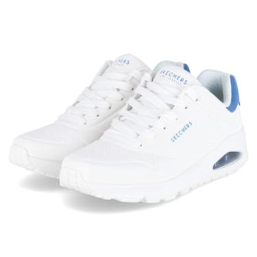 Imagem de Skechers UNO Suited On Air Tênis masculino baixo branco sintético, Branco Wbl, 44