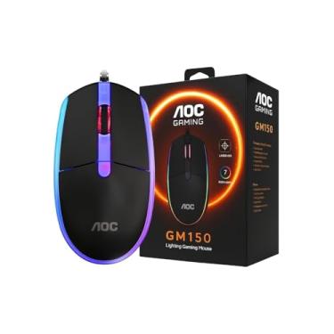 Imagem de Mouse Gamer com Fio, 2000 DPI, 6 Botões Programáveis, Iluminação RGB, Design Ergonômico, Preto, 10x3x5,5cm, Sensor Óptico, Cabo 1,5m