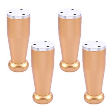 Imagem de Pernas de móveis pernas de mesa de metal adiustável pés de móveis pés de armário de alumínio estilo europeu pés de substituição de móveis pernas de sofá pernas de sofá mesa pernas elevadores de cama 4