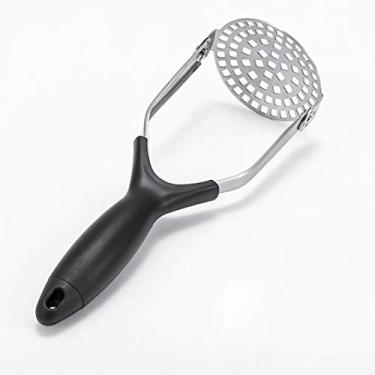 Imagem de Conjunto de almofariz e pilão de aço inoxidável 304 - Espremedor de batata versátil para assar e comida de bebê - Ferramenta de cozinha para preparação de alimentos DIY