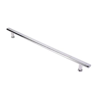 Imagem de STXYANGV Maçaneta de porta de aço inoxidável vidro deslizante porta de celeiro entrada interior exterior puxador de porta empurrar maçanetas de porta, substituição maçanetas de porta de banheiro barra