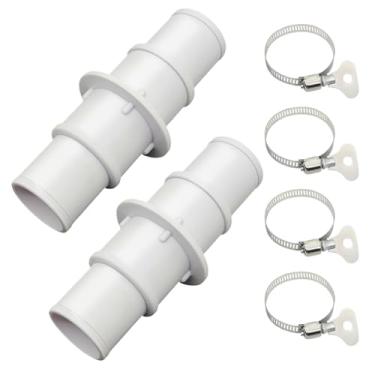 Imagem de Conector de mangueira de piscina - Adaptador de mangueira de piscina de conexão rápida - Acessórios de sistema de filtro de limpeza à prova de vazamento para iniciantes profissionais entusiastas de