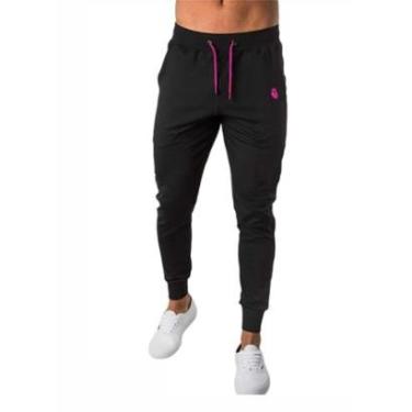 Imagem de Calça De Moletom Calça De Frio Hyve Super Macia E Fresca Preta-Masculino