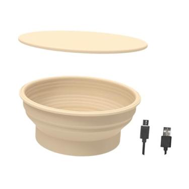 Imagem de Fenteer Cesta de fermentação de pão, caixa de pão, grande caixa de pão profissional multiuso, cestas de serviço para padeiro, panificação, casa