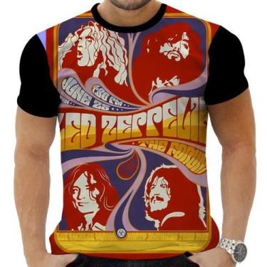 Imagem de Camiseta Camisa Personalizada Rock Clássico Led Zeppelin 30 - Obsidian