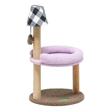 Imagem de Bothyi Gato arranhando post gato escalada árvore com condomínio sisal coberto scratcher post gatinho scratch pólo resto suprimentos rastejar, tolet