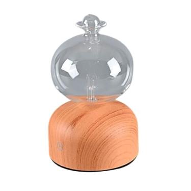 Imagem de Ｂｅｓｇａ Difusor de Óleos Essenciais, Umidificador de Ar de Mesa, Abajur, Acabamento em Madeira, Umidificador Prático com Névoa para Apartamentos e Dormitórios, Style C