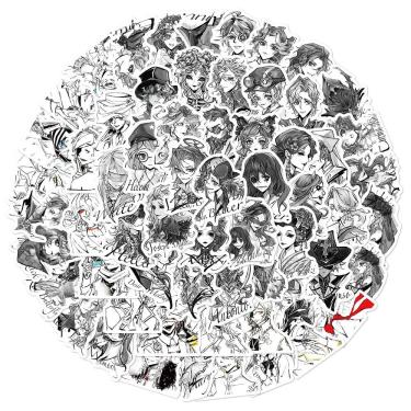 Imagem de Adesivos 62 unidades/identidade de lote Adesivo de anime de vinil à prova d`água