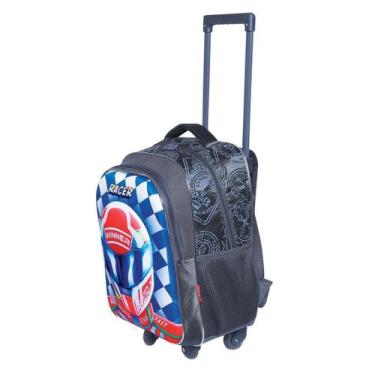 Imagem de Mochila Rodas 3D Wkids Masculino Capacete - Win Paper