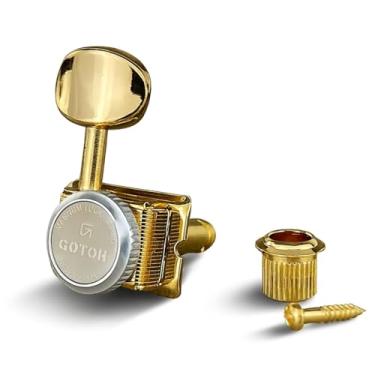 Imagem de Afinadores de bloqueio Gotoh - 15 cm por linha - Magnun Lock Trad (MG-T) - Ouro