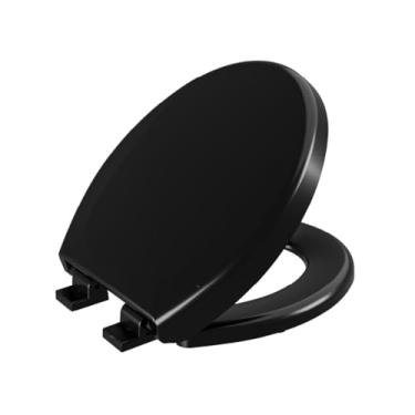 Imagem de Assento Sanitário, Astra, Soft Close Oval Tov, Preto