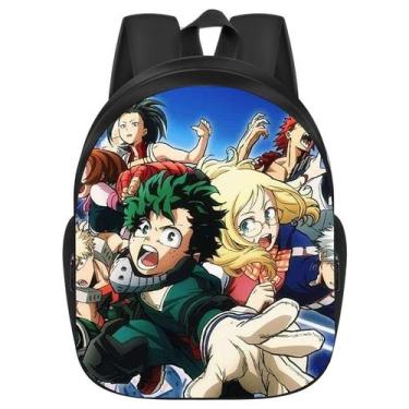 Imagem de Mochila My Hero Academia Midoriya Izuku School Anime 43cm - yiweisai