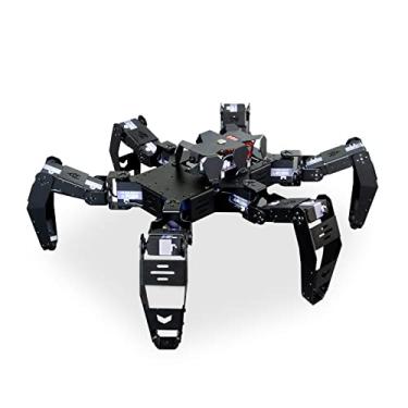 Imagem de XiaoR Geek Hexapod Robot Kit for ESP32, STEM Walking Crawling Spider Robot, Supports Arduino C Programming, App RC, Video Transmission, 18DOF Aluminum Alloy Frame Kit with Tutorial