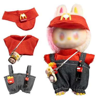 Imagem de Roupas para boneca LABUBU (sem boneca), roupa para LABUBU, conjunto de roupas para LABUBU, acessórios para LABUBU