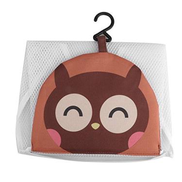 Imagem de SIWOTED Malha Banheiro Brinquedos Rede de armazenamento Banheira Suporte de brinquedos Cesta Organizador Bolsa de armazenamento (Café)