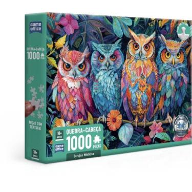 Imagem de QUEBRA-CABEÇA Cartonado Corujas Místicas 1000 Peças - Toyster