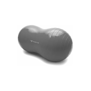 Imagem de Bola Feijão com Bomba de Ar, PVC Antiderrapante, 45x90cm, Laranja, 120kg Capacidade, para Pilates, Fisioterapia, Gestação