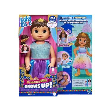 Imagem de Boneca Baby Alive Princesa Ellie Grows UP Morena - Hasbro