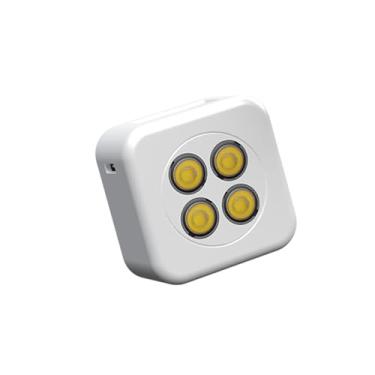 Imagem de Luz de selfie magnética profissional de 18 W, luz de flash de telefone com 1200 flashes de potência total, luz de preenchimento de 3 W, sincronização inteligente compatível com iOS/Android, alto