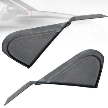 Imagem de Swzld 2 peças de capa de triângulo de acabamento de para-lama de canto para porta dianteira adequada para Nissan Sentra 2020-2024, 66894-6LA0B 66895-6LA0B, esquerda e direita