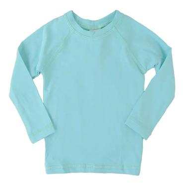 Imagem de Camiseta Infantil TipTop ML Praia Verde Agua - 37251-Unissex