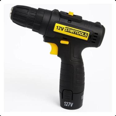 Imagem de Parafusadeira Furadeira Bateria 12V Reversível LED 25 Velocidades Mand