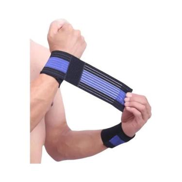 Imagem de Faixa De Suporte Para Pulso Ajustável E Elástica, Bandagem Para Esport