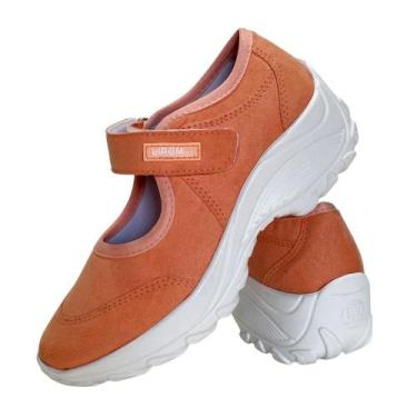 Imagem de Tenis Semi Ortopédico Sola Com Saltinho Para Dores Nas Costas e Joelho