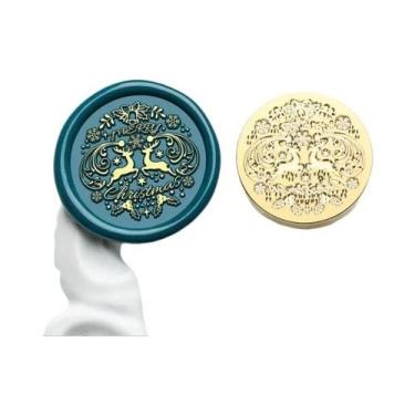 Imagem de Selos De Cera De Cobre Para Inverno Para Envelope, Cartão De Saudação,