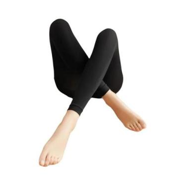 Imagem de Meia-calça feminina inverno primavera quente sem pés veludo diariament