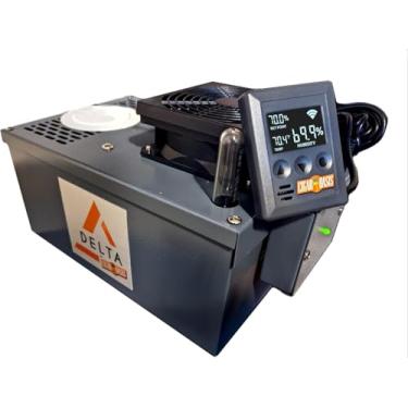 Imagem de Umidificação Delta Oasis – umidificador eletrônico para grandes armários pessoais e umidificadores comerciais – umidificador com medidor de umidade, sensor e controle remoto – compatível com WiFi