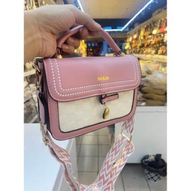 Imagem de Bolsa feminina da moda, bolsa transversal quadrada pequena texturizada