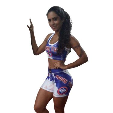 Imagem de Bermuda Short de Compressão - Feminino - 1801 - Muay Thai - PP